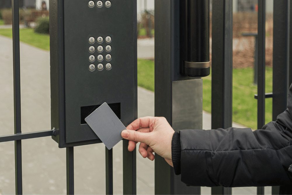 Keypad Entry Gate System