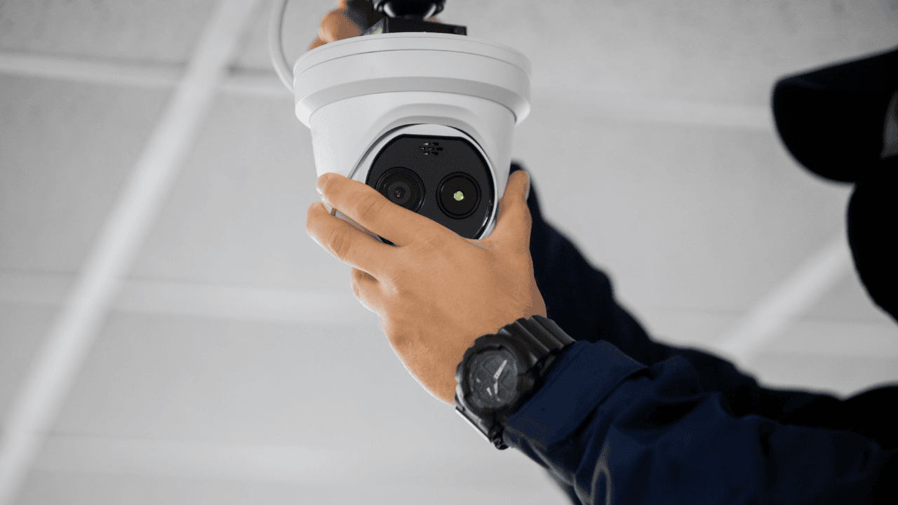 Surveillance system setup with IP cameras connected via gigabit uplink for stable video streaming | Burlington | Winnipeg