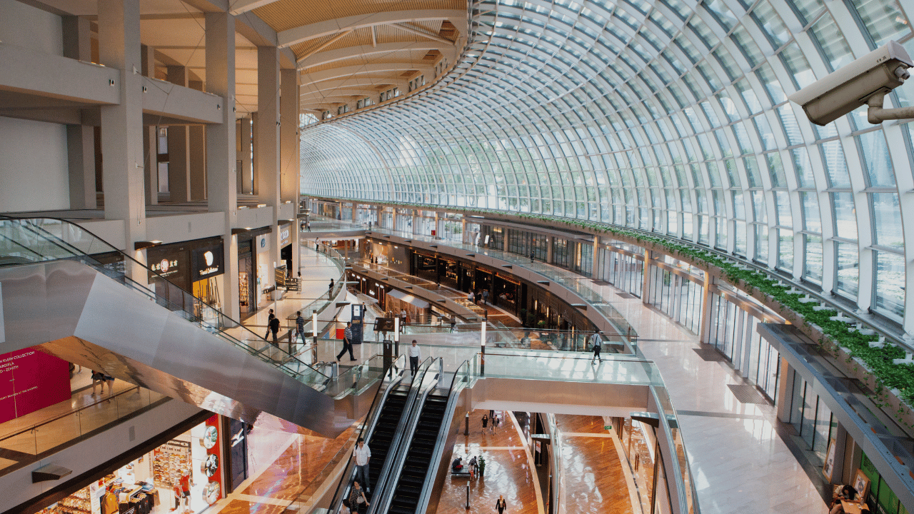 Live Video Monitoring Works On Shopping Center
